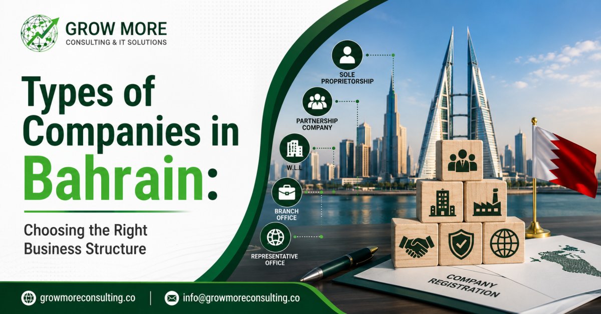 Types of Companies in Bahrain: Choosing the Right Business Structure