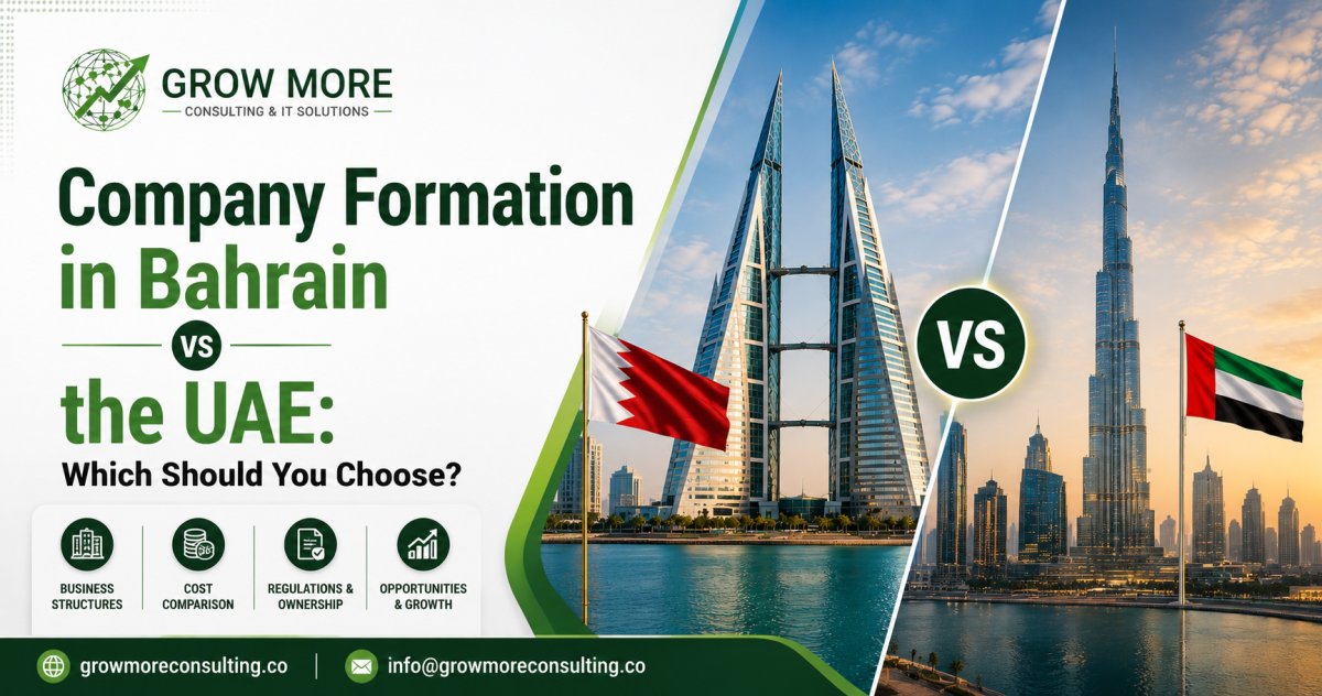 Company Formation in Bahrain vs the UAE: Which Should You Choose?