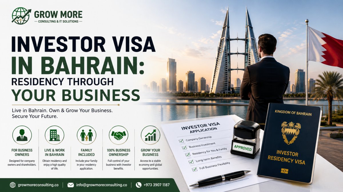 Investor Visa in Bahrain: Residency Through Your Business